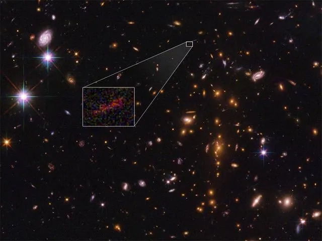 El Hubble localiza la galaxia embrionaria SPT0615-JD